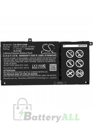 CS Battery for Dell Latitude 3410 / JK6Y6 battery CS-DEN135NB
