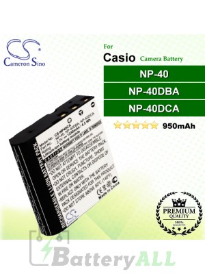 CS-NP40CA For Casio Camera Battery Model NP-40 / NP-40DBA / NP-40DCA