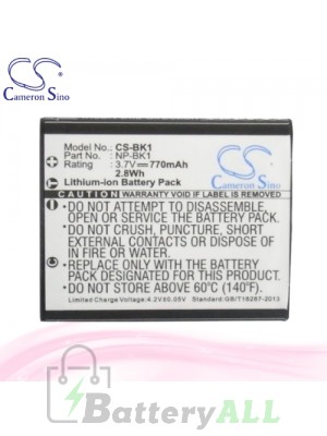 CS Battery for Sony Cyber-shot DSC-S980S / DSC-W190/B / DSC-W180 Battery 770mah CA-BK1