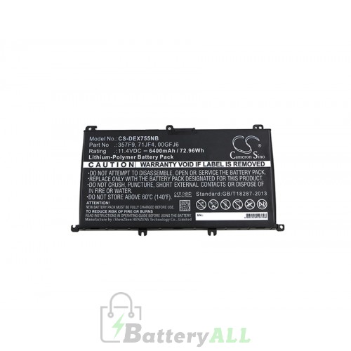 CS Battery for Dell 357F9 / Dell Inspiron 15 7000 Battery L-DEX755NB CS Battery for Dell 357F9 / Dell Inspiron 15 7000 Battery L-DEX755NB