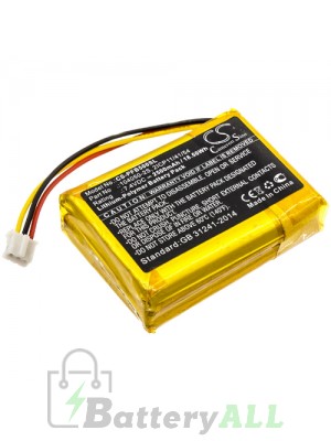 CameronSino Battery for Philips Soundbar Battery 104050-2S CS-PFB500SL