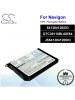 CS-NAV7200SL For Navigon GPS Battery Model 541384120003 / GTC39110BL08554 / JS541384120003