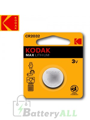 Kodak ULTRA Lithium CR2032 / 5004LC 3.0V Battery (1 pack)