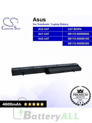 CS-AUR404NB For Asus Laptop Battery Model 0B110-00090000 / 0B110-00090100 / 0B110-00090300 / A32-U47 / A41-U47