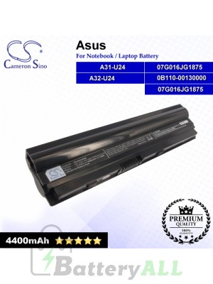 CS-AUU24HB For Asus Laptop Battery Model 07G016JG1875 / 0B110-00130000 / A31-U24 / A32-U24