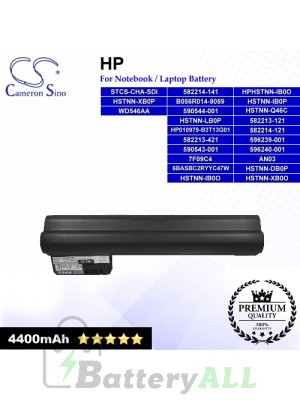 CS-HPM210HB For HP Laptop Battery Model 582213-121 / 582213-421 / 582214-121 / 582214-141 / 590543-001