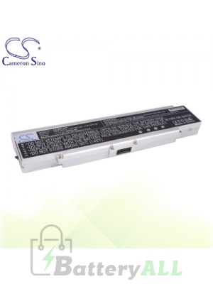 CS Battery for Sony VAIO VGN-CR415 / VGN-CR415E / VGN-CR520E Battery Silver L-BPL9HT