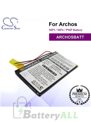 CS-GM400SL For Archos Mp3 Mp4 PMP Battery Model ARCHOSBATT