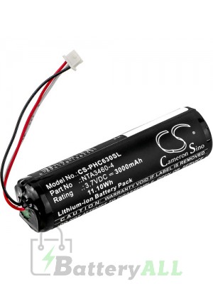 Philips NTA3460-4 Battery Replacement (CameronSino Brand) 3000mAh CS-PHC630SL-BP1