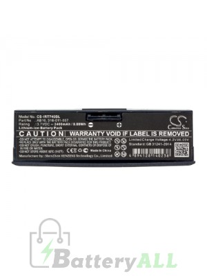 Intermec AB10 Battery Replacement (CameronSino Brand) 2400mAh CS-IRT740BL-BS3