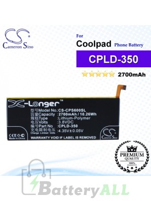 CS-CPS600SL For Coolpad Phone Battery Model CPLD-350