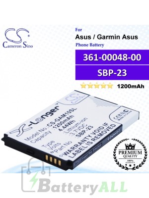 CS-GAM10SL For Garmin-Asus Phone Battery Model 361-00048-00 / SBP-23