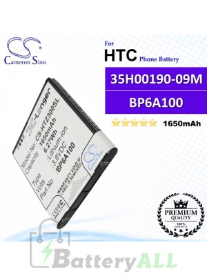 CS-HTZ300SL For HTC Phone Battery Model 35H00190-09M / BP6A100