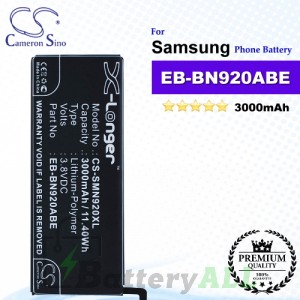 CS-SMN920XL For Samsung Phone Battery Model EB-BN920ABE