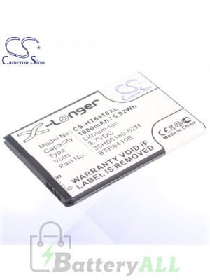 CS Battery for HTC 35H00180-02M / 35H00181-01M / 35H00184-01M Battery PHO-HT6410XL