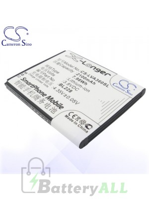 CS Battery for Lenovo BL228 / Lenovo A360T Battery PHO-LVA360SL