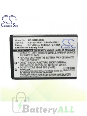CS Battery for Samsung SGH-D528 / SGH-D720 / SGH-D728 / SGH-E189 Battery PHO-SM2550SL