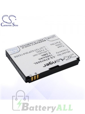 CS Battery for ZTE Avail Z990 / Blade / Blade 2 II / Blade Plus Battery PHO-ZTN760SL