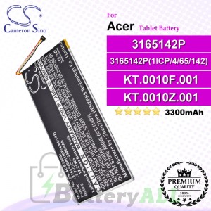 CS-ACB730SL For Acer Tablet Battery Model 3165142P / 3165142P(1ICP/4/65/142) / KT.0010F.001 / KT.0010Z.001 / MLP2964137